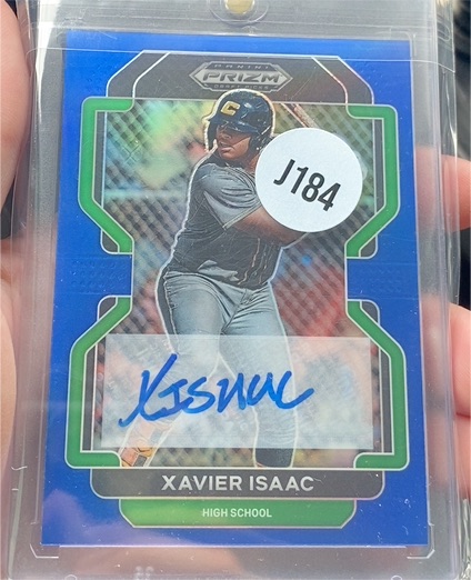 2022 Panini Prizm Draft Picks #PDP29 Xavier Isaac — front