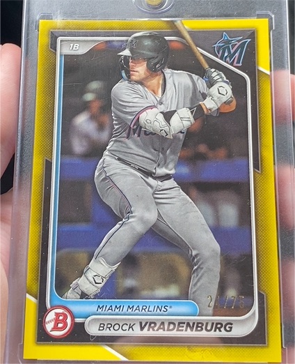 2024 Bowman #BP-62 Brock Vradenburg — front