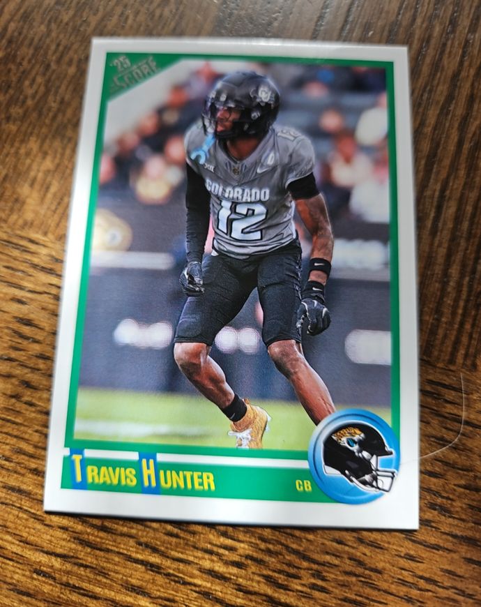 2025 Score #5 Travis Hunter — front