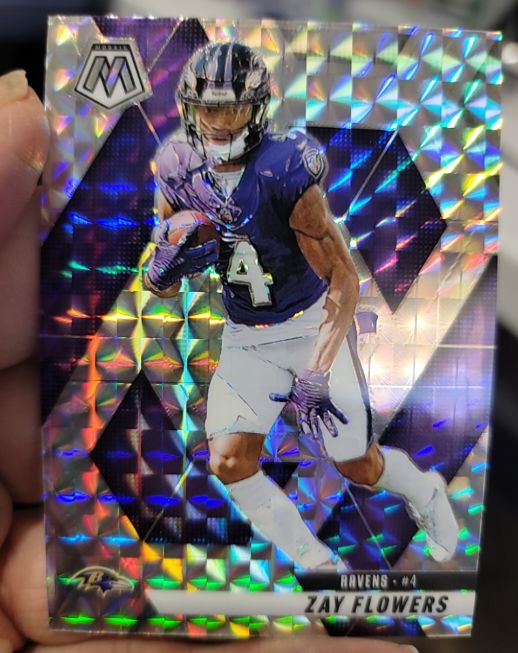 2024 Panini Mosaic #4 Zay Flowers — front