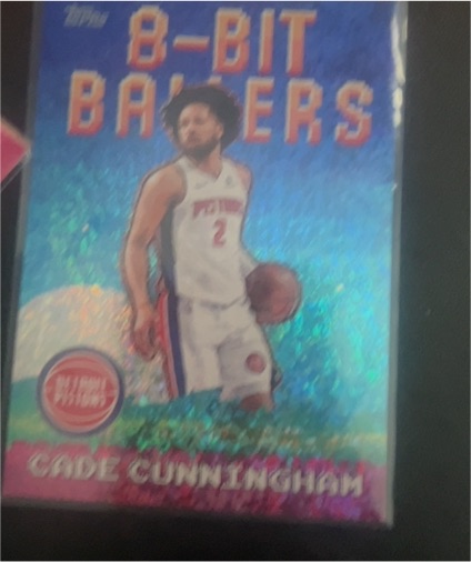 2025-26 Topps 8-Bit Ballers #8B-1 Cade Cunningham — front