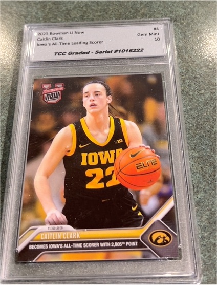 2023 Bowman U Now #4 Caitlin Clark — front