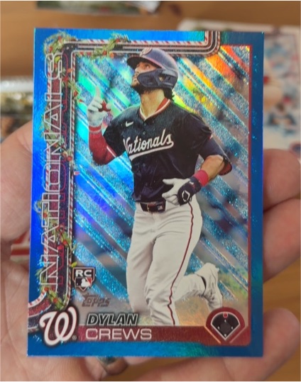 2025 Topps Holiday #H46 Dylan Crews — front