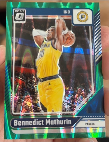 2024-25 Panini Donruss Optic #163 Bennedict Mathurin — front