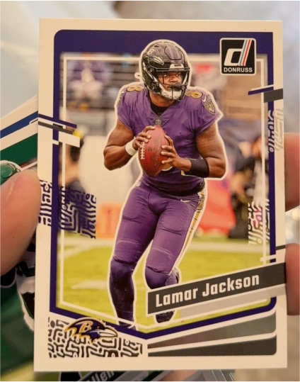 2023 Donruss #18 Lamar Jackson — front
