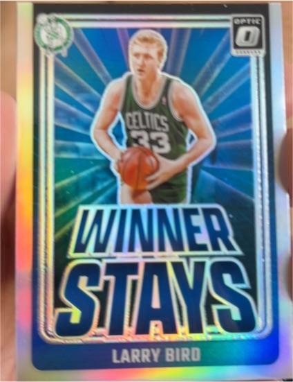 2024-25 Panini Donruss Optic #19 Larry Bird Winner Stays — front