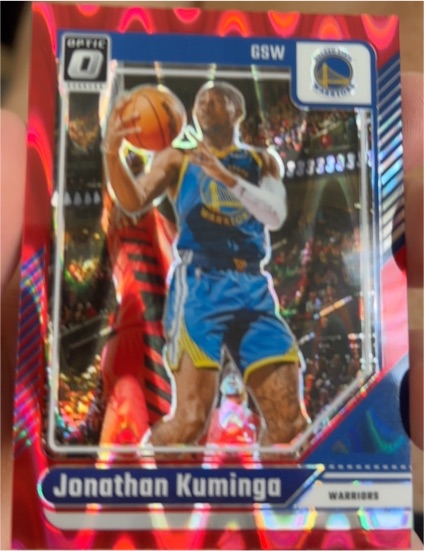 2024-25 Panini Donruss Optic #197 Jonathan Kuminga — front