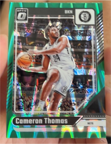 2024-25 Panini Donruss Optic #80 Cameron Thomas — front