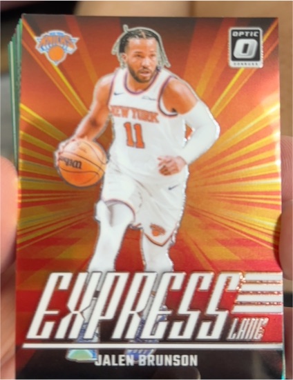 2024-25 Donruss Optic #21 Jalen Brunson Express Lane — front