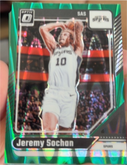 2024-25 Donruss Optic #196 Jeremy Sochan — front