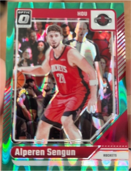 2024-25 Panini Donruss Optic #49 Alperen Sengun Houston Rockets — front