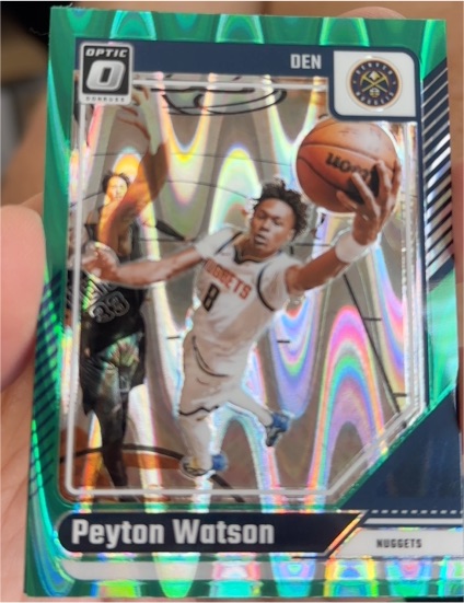 2024-25 Panini Donruss Optic #216 Peyton Watson — front