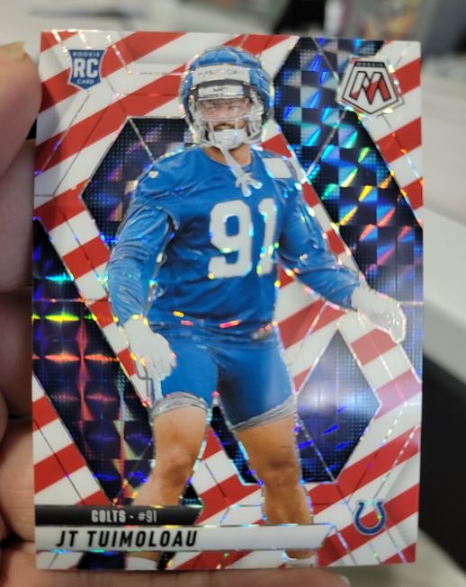 2025 Panini Mosaic #387 JT Tuimoloau — front