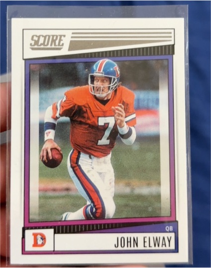 2022 Panini Score #83 John Elway — front