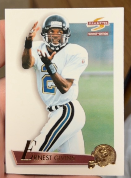 1995 Score Summit #111 Ernest Givins — front