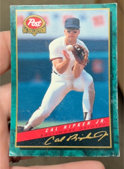 1994 Post #25 Cal Ripken Jr. — front