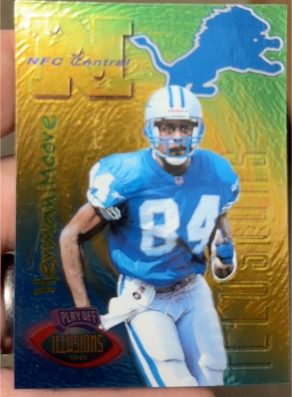 1996 Playoff Illusions #75 Herman Moore — front
