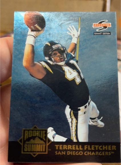 1995 Score Rookie Summit #11 Terrell Fletcher — front