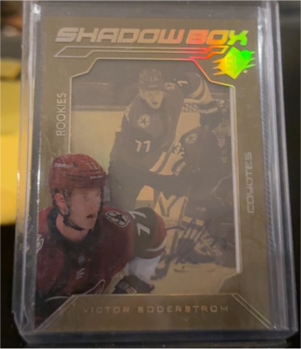 2020-21 Upper Deck SPx Shadow Box Rookies #SB-13 Victor Soderstrom — front