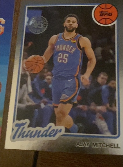 2025-26 Topps Basketball 1980-81 #80BK-12 Ajay Mitchell — front