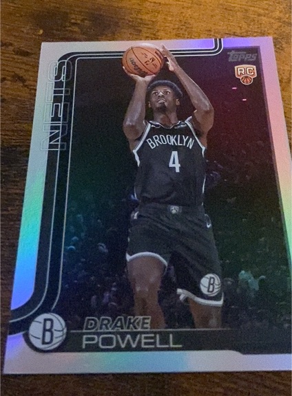 2025-26 Topps #222 Drake Powell — front