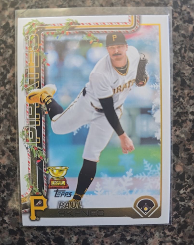 2025 Topps Holiday #H70 Paul Skenes — front