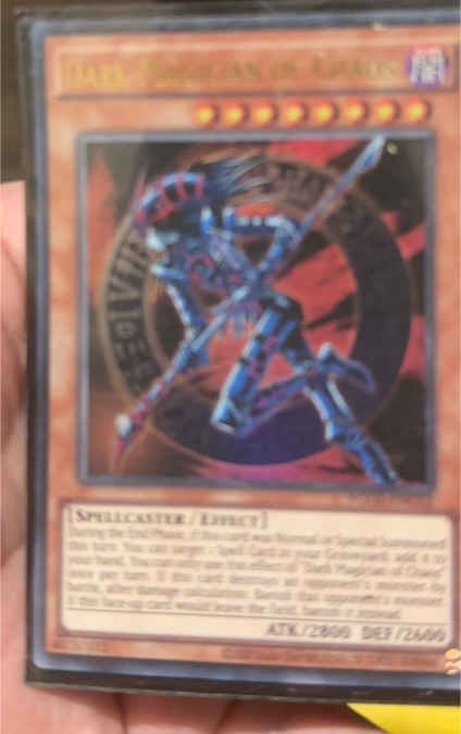 2015 Yu-Gi-Oh! YGLD-ENC02 Dark Magician of Chaos — front