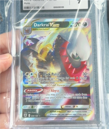2022 Pokemon Sword & Shield Astral Radiance #099 Darkrai VSTAR — front