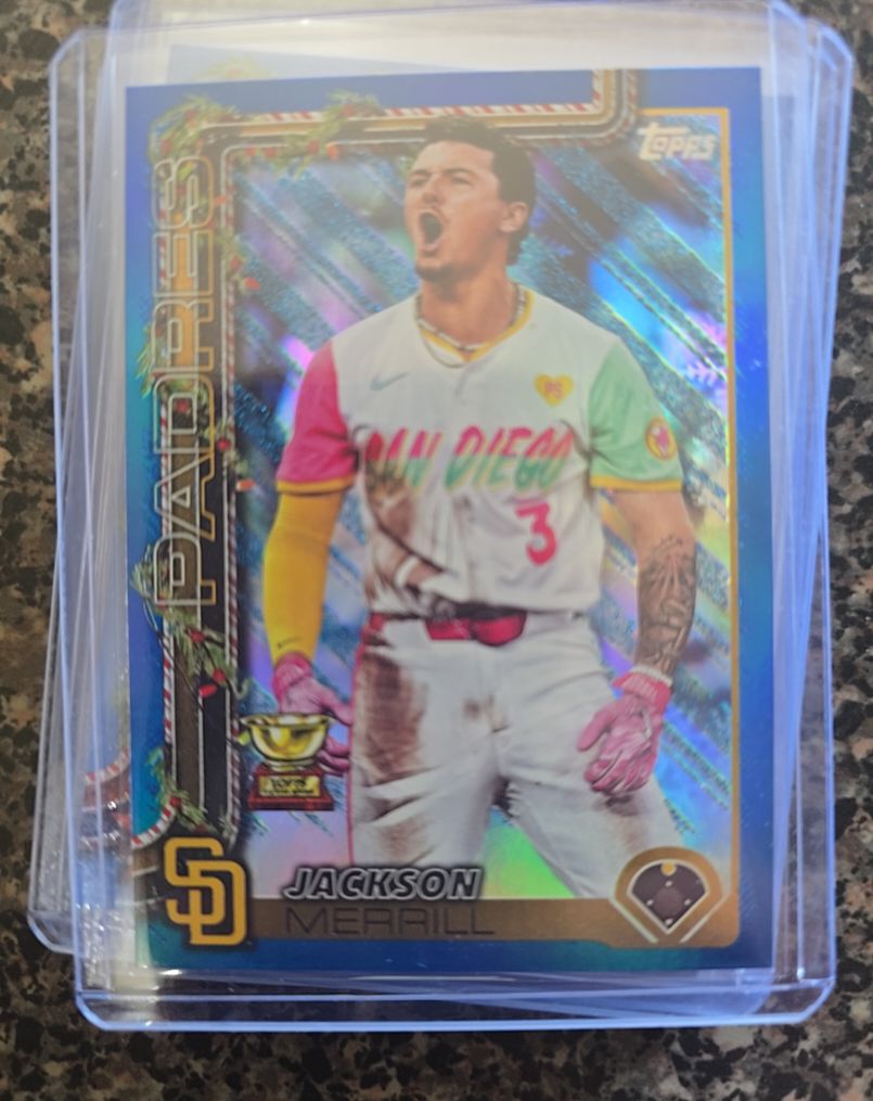 2025 Topps Holiday #H30 Jackson Merrill — front