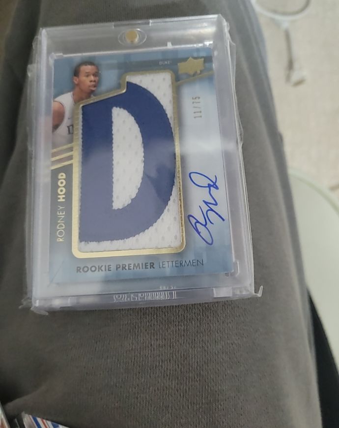 2014-15 Upper Deck Rookie Premier Lettermen #Rodney Hood — front