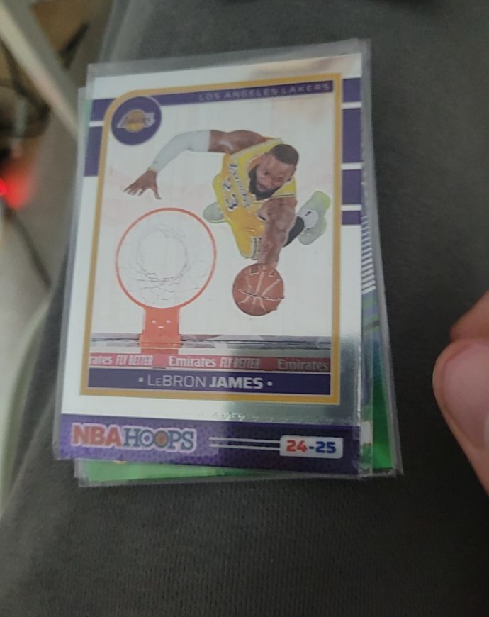 2024-25 Panini NBA Hoops #24-25 LeBron James — front