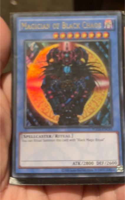 2002 Yugioh TDPP-JP011 Magician of Black Chaos — front