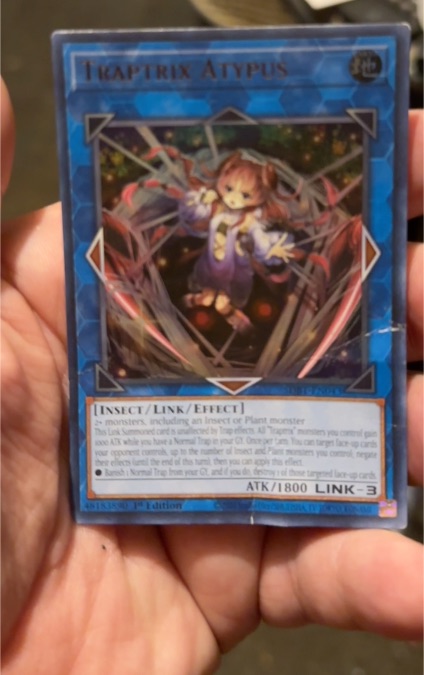 2017 Yu-Gi-Oh! SDBT-EN043 Traptrix Atypus — front