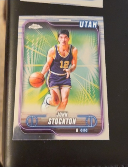 2024-25 Topps Chrome #46 John Stockton — front