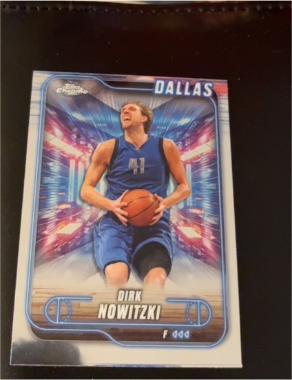 2024-25 Topps Chrome #197 Dirk Nowitzki — front