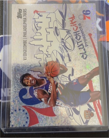 2025-26 Topps #CC-3 VJ Edgecombe Clutch City Prospects — front