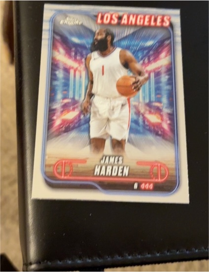 2024-25 Topps Chrome #198 James Harden — front