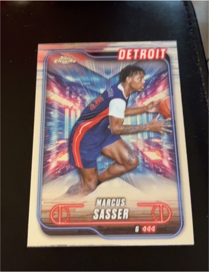 2024-25 Topps Chrome #49 Marcus Sasser — front