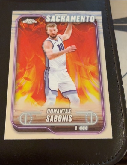 2024-25 Topps Chrome #153 Domantas Sabonis — front