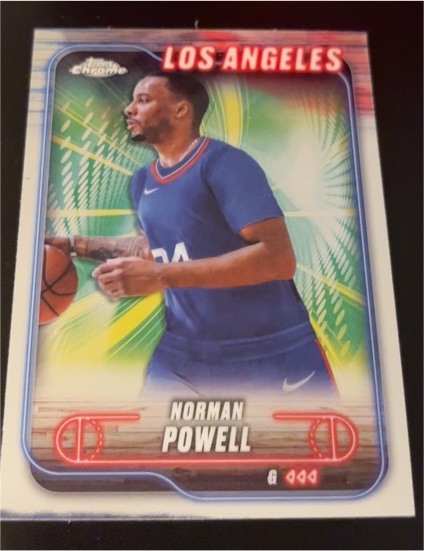 2024-25 Topps Chrome #176 Norman Powell — front