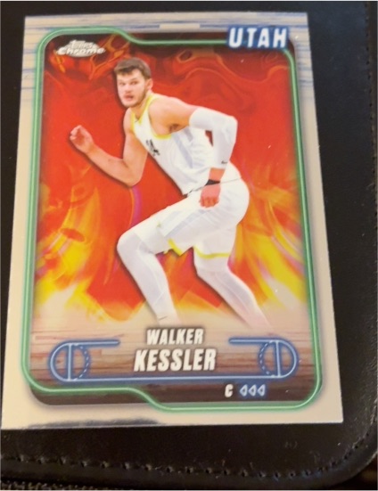 2024-25 Topps Chrome #66 Walker Kessler — front