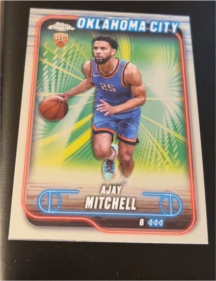 2024-25 Topps Chrome #132 Ajay Mitchell — front
