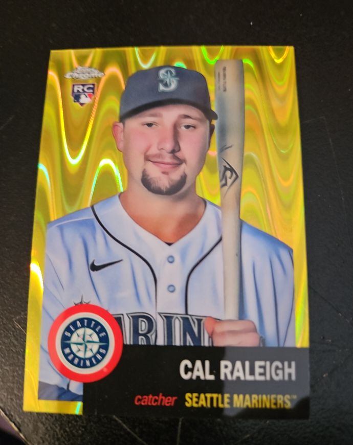 2022 Topps Chrome Platinum Anniversary #237 Cal Raleigh — front
