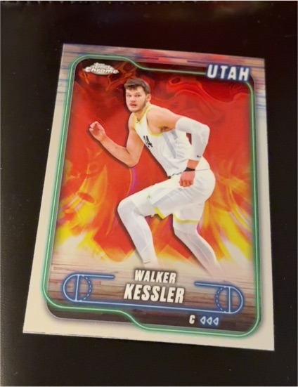 2024-25 Topps Chrome #66 Walker Kessler — front
