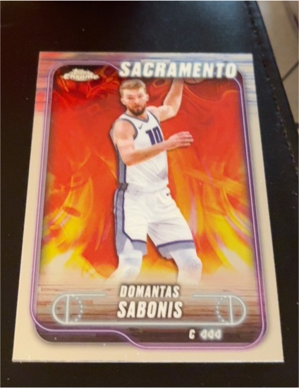 2024-25 Topps Chrome #153 Domantas Sabonis — front