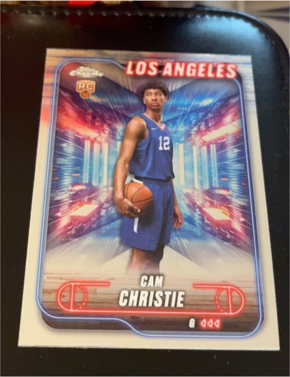 2024-25 Topps Chrome #151 Cam Christie — front