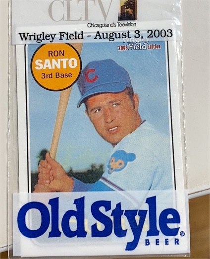 1969 Topps #472 Ron Santo — front
