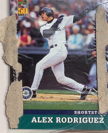 2001 Topps #1 Alex Rodriguez — front