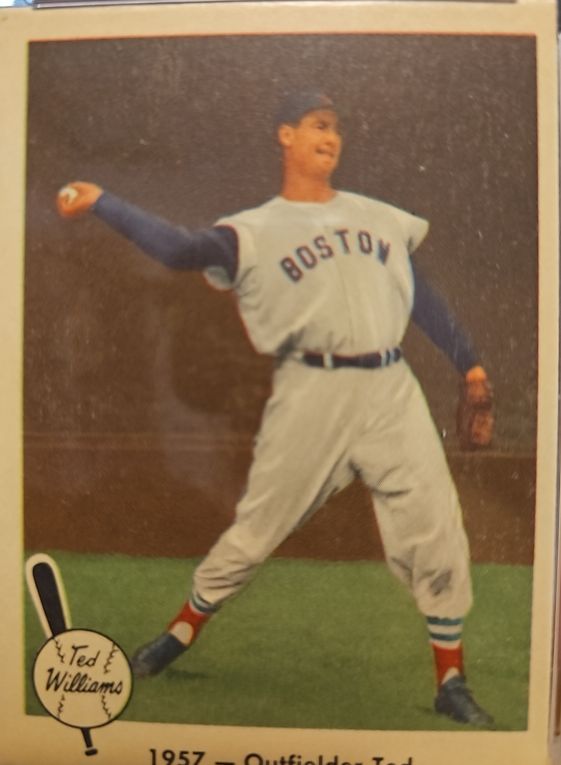 1959 Fleer #61 Ted Williams — front