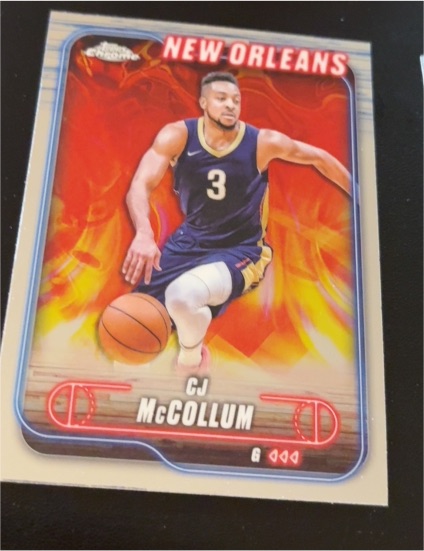 2024-25 Topps Chrome #157 CJ McCollum — front